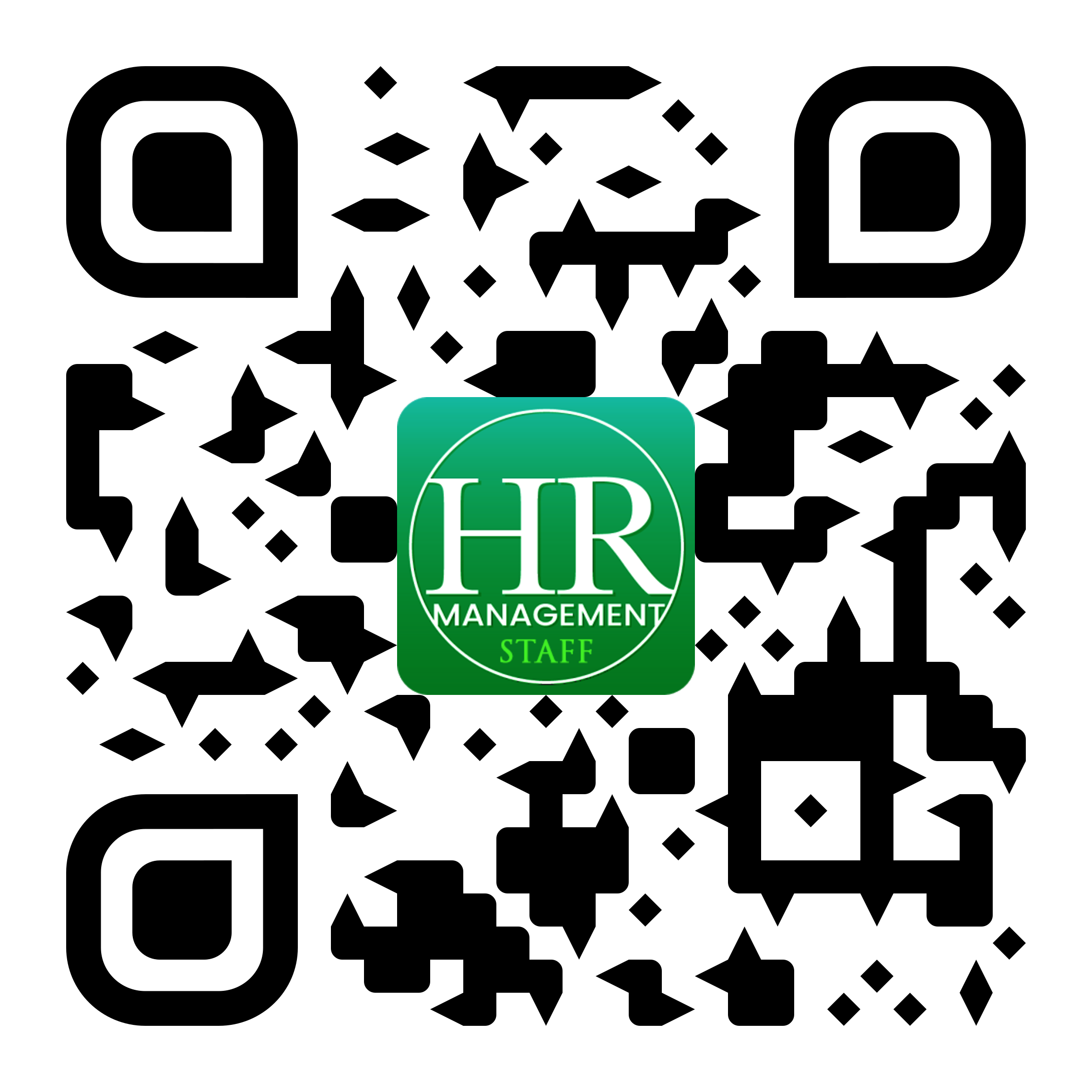QR Code of HR AU Line for Staff