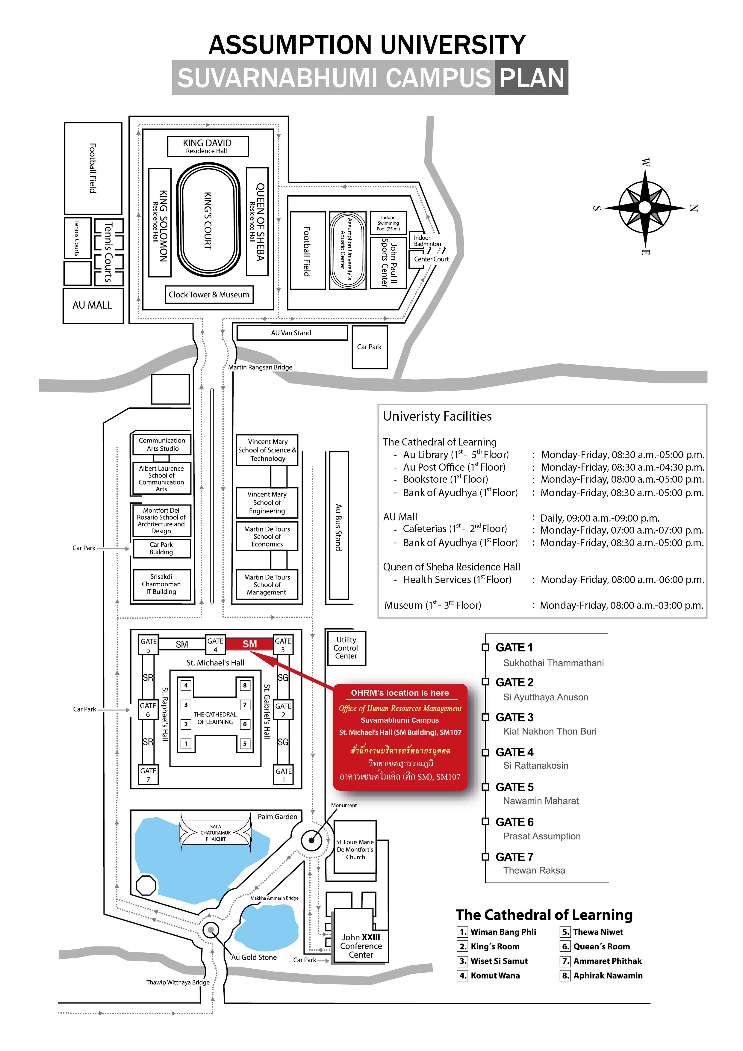 HR Suvarnabhumi Campus Map